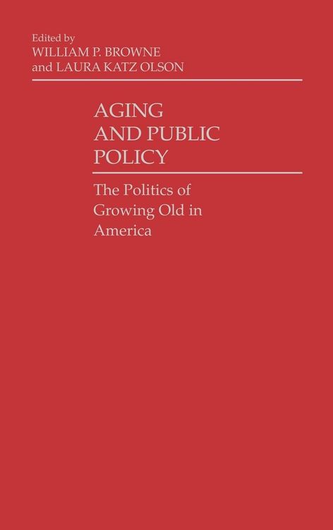 Produktbild: Aging and Public Policy
