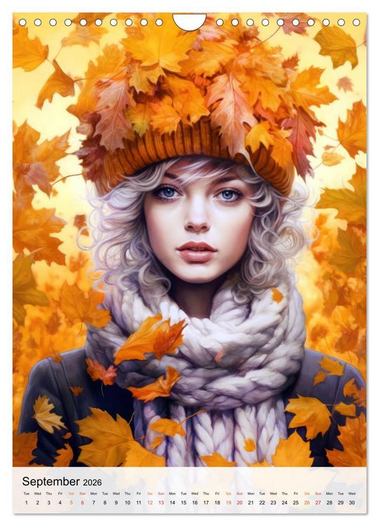 Produktbild: Flourishing Femmes (Wall Calendar 2026 DIN A4 portrait), CALVENDO 12 Month Wall Calendar