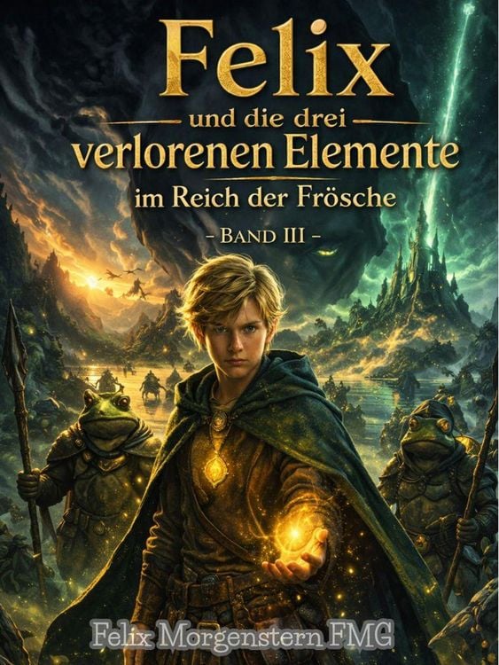 Produktbild: Felix und die drei verlorenen Elemente im Reich der Fr&ouml;sche (Band III )