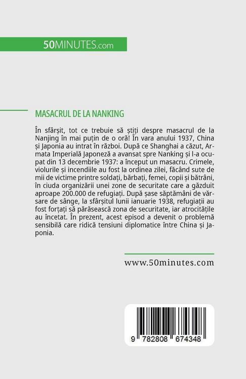 Produktbild: Masacrul de la Nanking