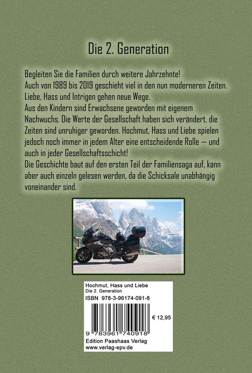 Produktbild: Hochmut, Hass und Liebe: Die 2. Generation