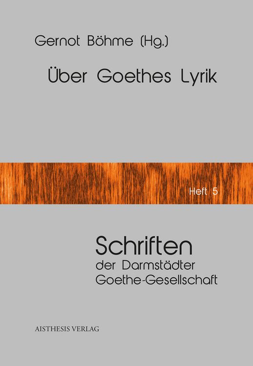 Produktbild: &Uuml;ber Goethes Lyrik