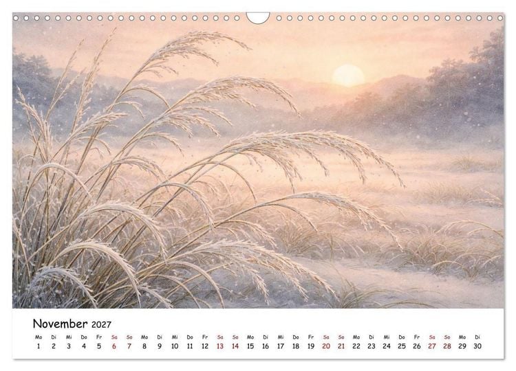 Produktbild: Jahreszeitenspiel (Wandkalender 2027 DIN A3 quer), CALVENDO Monatskalender