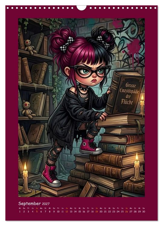 Produktbild: Fabulous Dolls - Gothic-G&ouml;res Abenteuer (Wandkalender 2027 DIN A3 hoch), CALVENDO Monatskalender