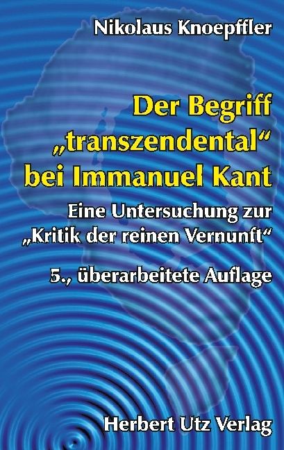 Produktbild: Der Begriff "transzendental" bei Immanuel Kant