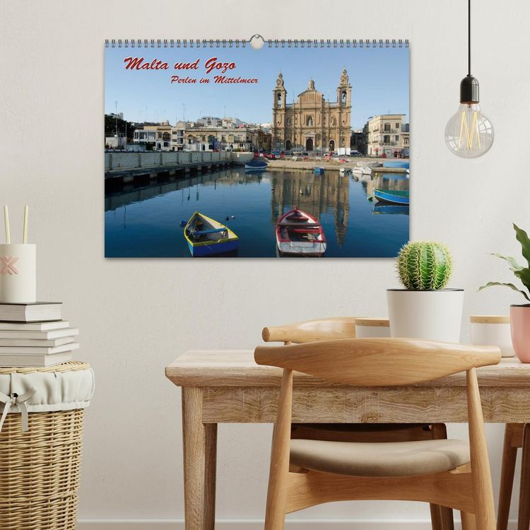Produktbild: Malta und Gozo, Perlen im Mittelmeer (Wandkalender 2026 DIN A3 quer), CALVENDO Monatskalender