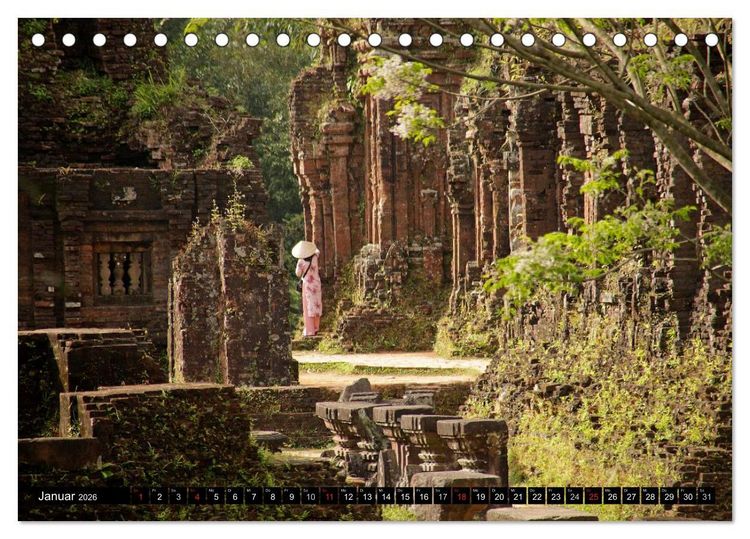 Produktbild: Asiens Welterbe (Tischkalender 2026 DIN A5 quer), CALVENDO Monatskalender
