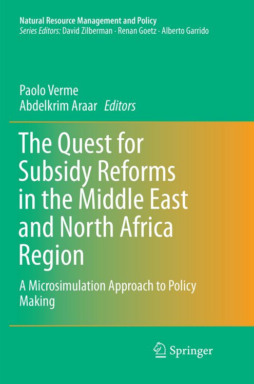 Produktbild: The Quest for Subsidy Reforms in the Middle East and North Africa Region