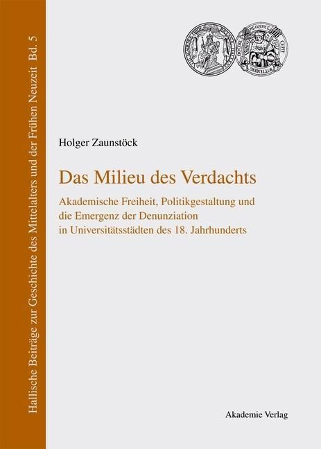 Produktbild: Das Milieu des Verdachts