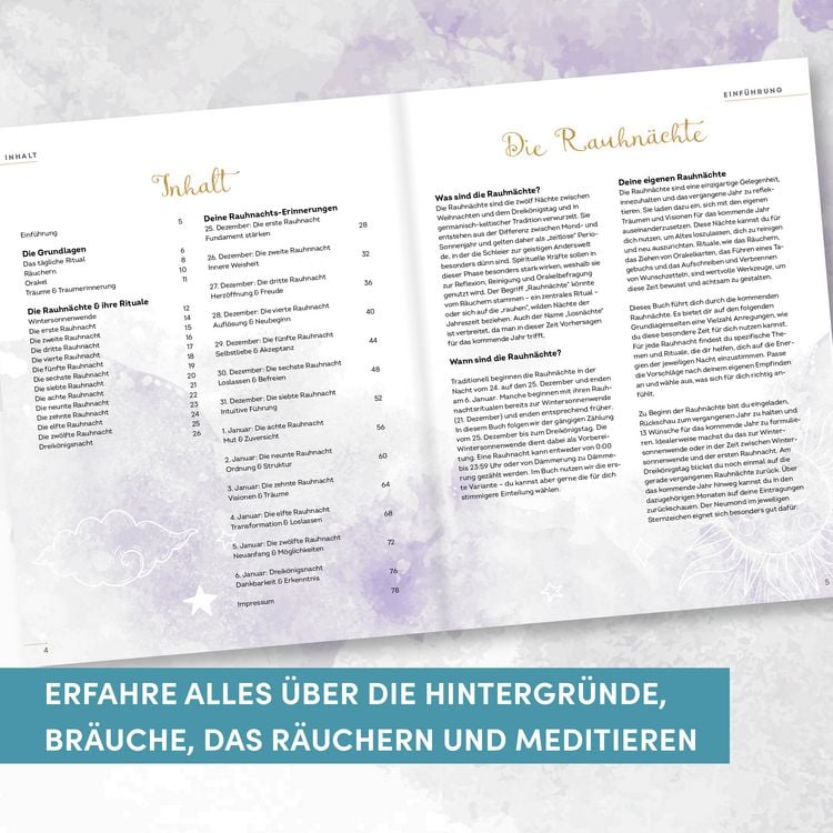 Produktbild: Meine magischen Rauhn&auml;chte. Erinnerungsjournal.