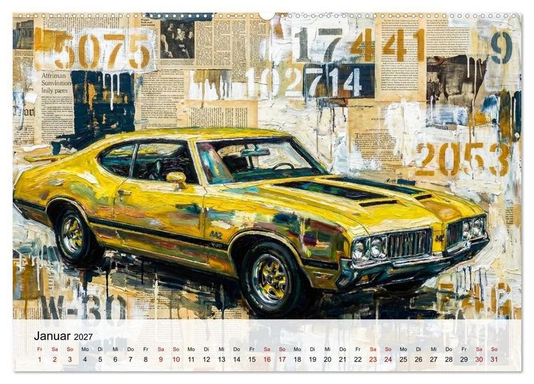 Produktbild: Steroide auf vier R&auml;dern (hochwertiger Premium Wandkalender 2027 DIN A2 quer), Kunstdruck in Hochglanz