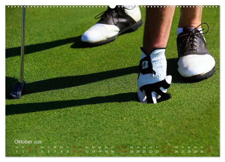 Produktbild: Passion Golf (Wandkalender 2026 DIN A2 quer), CALVENDO Monatskalender