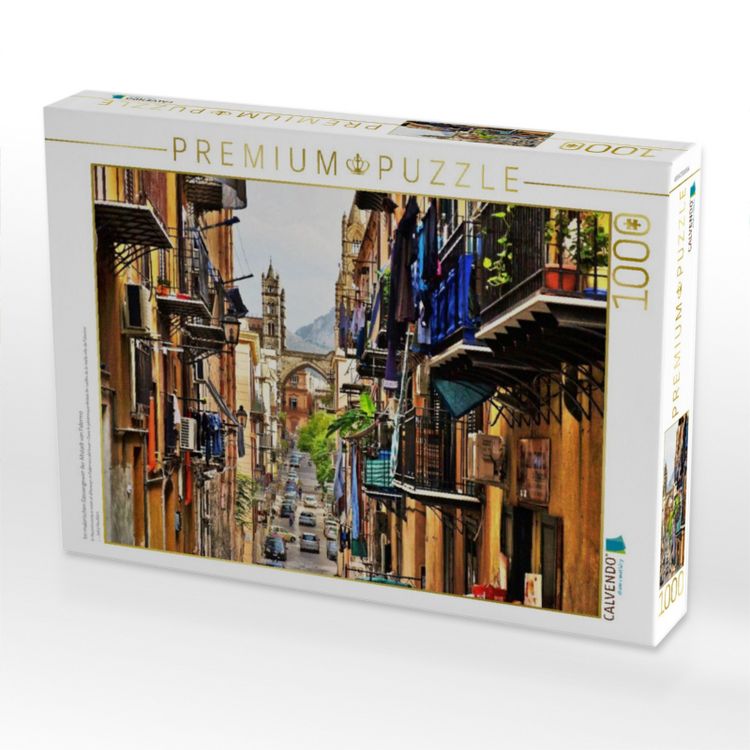 Produktbild: Im malerischen Gassengewirr der Altstadt von Palermo (Puzzle)