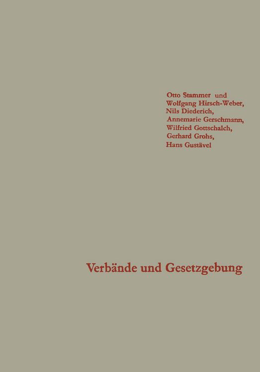 Produktbild: Verb&auml;nde und Gesetzgebung