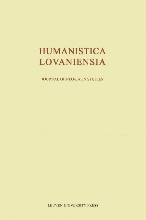 Produktbild: Humanistica Lovaniensia, Volume XLIX - 2000