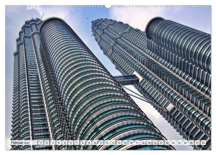 Produktbild: Bangkok und Kuala Lumpur - Megast&auml;dte Asiens (Wandkalender 2027 DIN A2 quer), CALVENDO Monatskalender