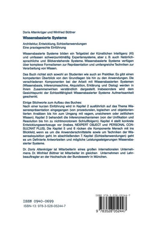 Produktbild: Wissensbasierte Systeme