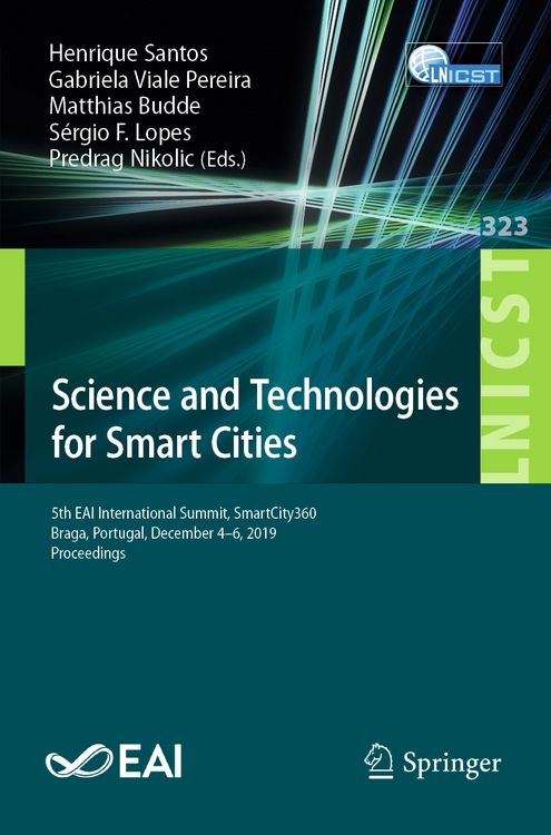 Produktbild: Science and Technologies for Smart Cities