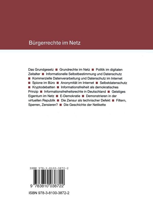 Produktbild: B&uuml;rgerrechte im Netz