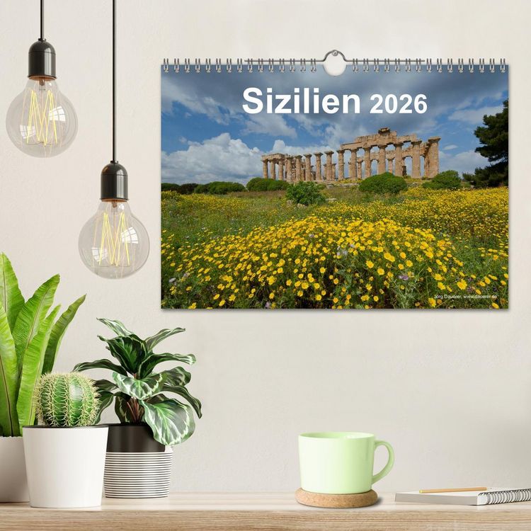 Produktbild: Sizilien 2026 (Wandkalender 2026 DIN A4 quer), CALVENDO Monatskalender