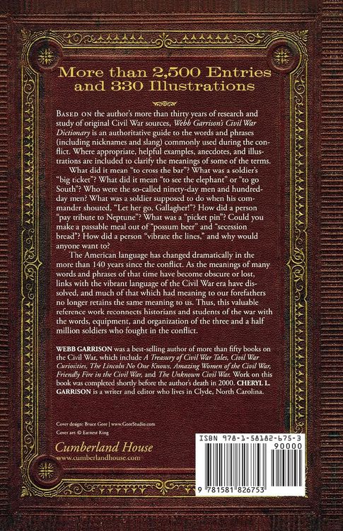 Produktbild: Webb Garrison's Civil War Dictionary