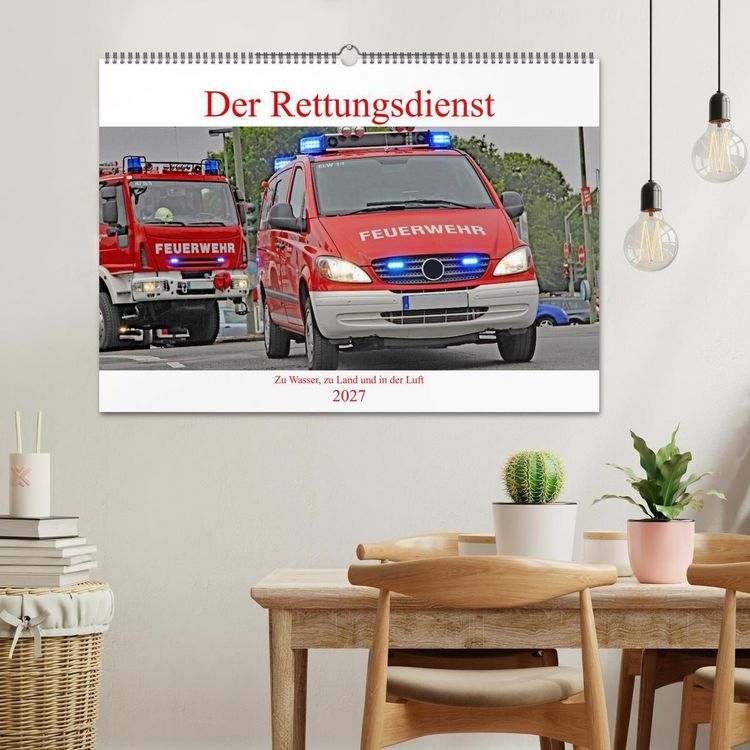 Produktbild: Der Rettungsdienst (Wandkalender 2027 DIN A2 quer), CALVENDO Monatskalender