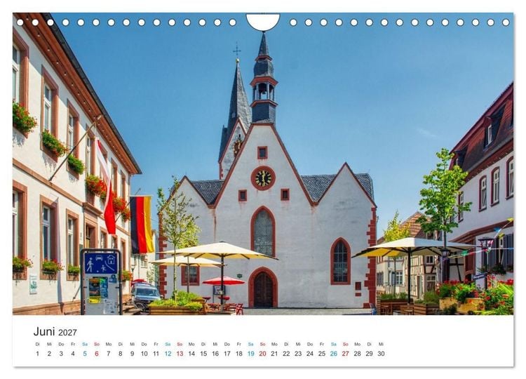 Produktbild: Babenhausen - Sch&ouml;ne Ecken und erstaunliche Besonderheiten (Wandkalender 2027 DIN A4 quer), CALVENDO Monatskalender