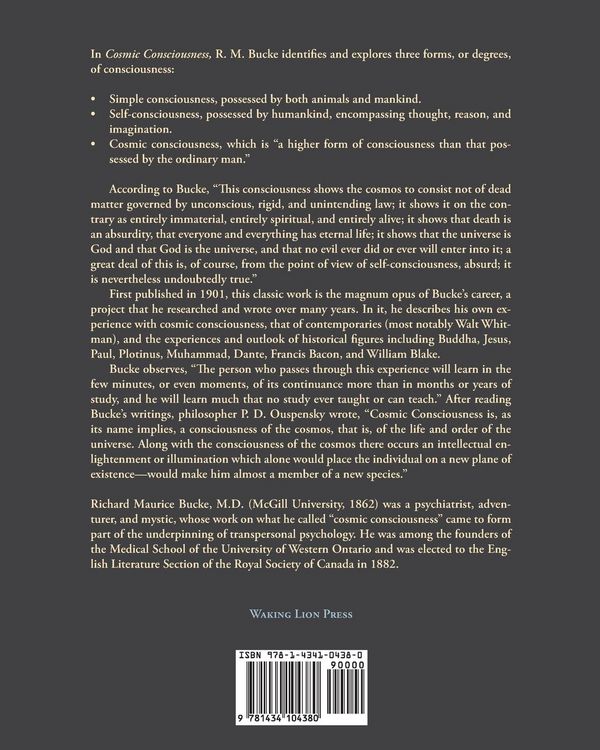 Produktbild: Cosmic Consciousness: A Study in the Evolution of the Human Mind