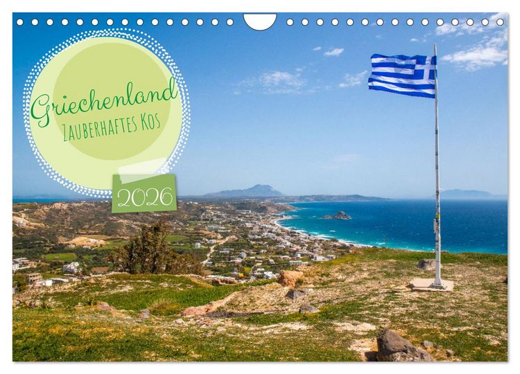 Produktbild: Griechenland - Zauberhaftes Kos (Wandkalender 2026 DIN A4 quer), CALVENDO Monatskalender