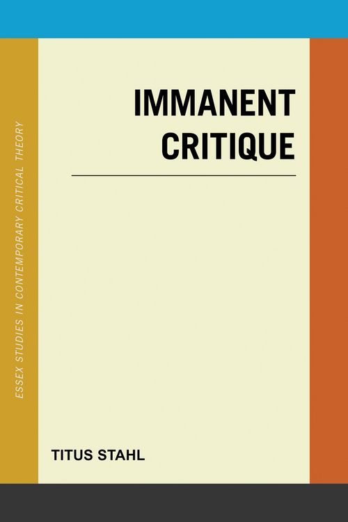 Produktbild: Immanent Critique