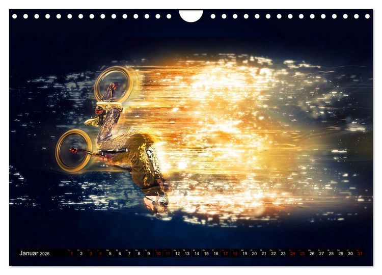 Produktbild: BMX Universum (Wandkalender 2026 DIN A4 quer), CALVENDO Monatskalender