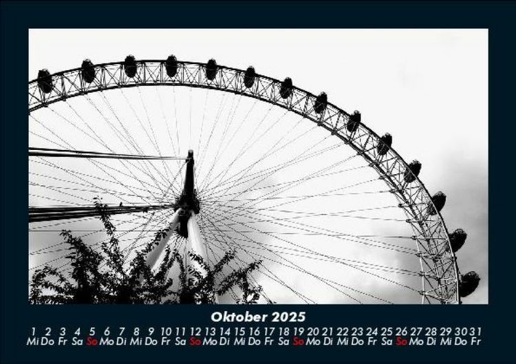 Produktbild: London 2025 Fotokalender DIN A5