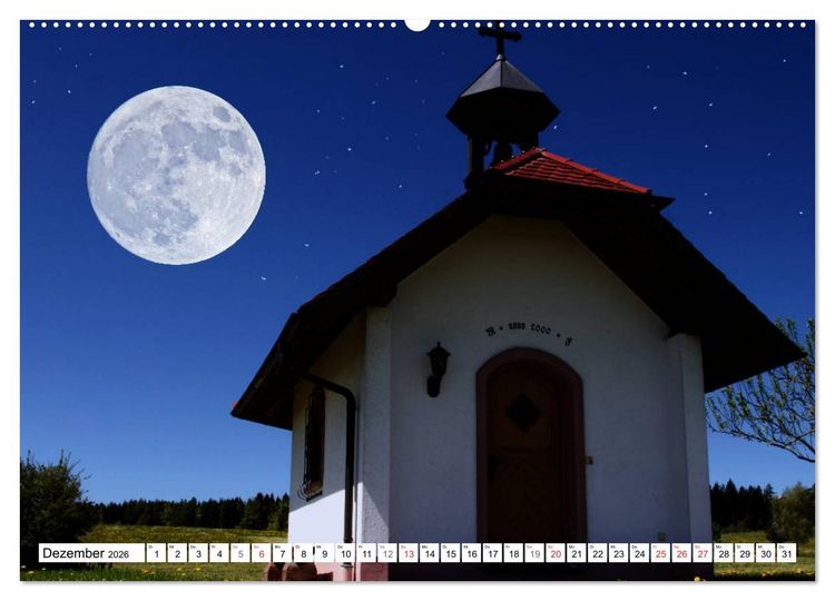 Produktbild: Tr&auml;ume im Mondlicht (hochwertiger Premium Wandkalender 2026 DIN A2 quer), Kunstdruck in Hochglanz