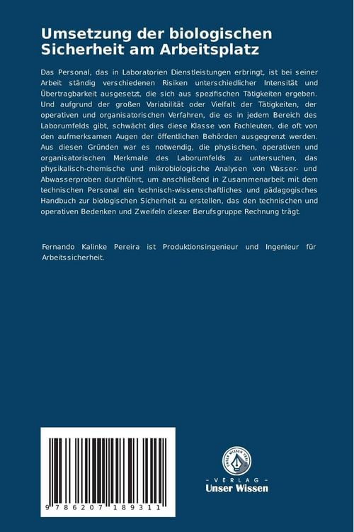 Produktbild: Umsetzung der biologischen Sicherheit am Arbeitsplatz