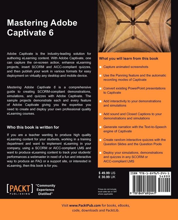 Produktbild: Mastering Adobe Captivate 6.0