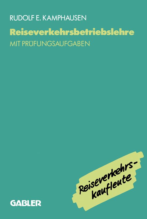 Produktbild: Reiseverkehrsbetriebslehre
