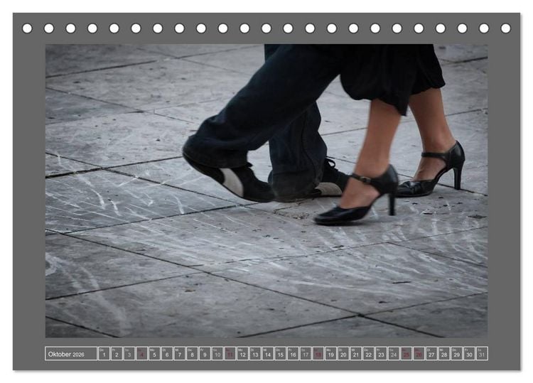 Produktbild: Tango feet (Tischkalender 2026 DIN A5 quer), CALVENDO Monatskalender
