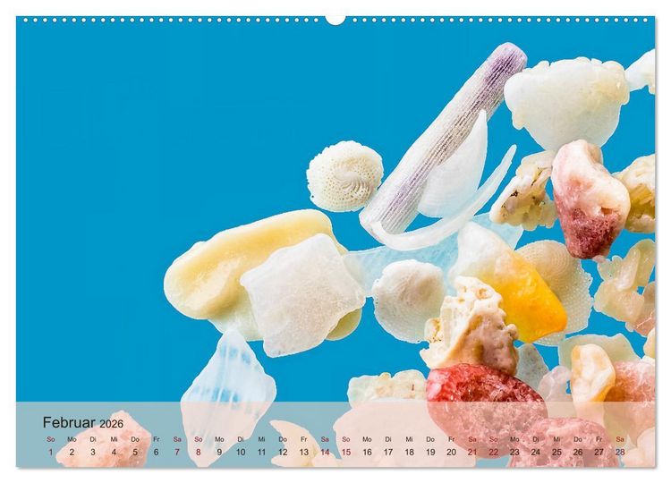 Produktbild: rosaroter korallensand (Wandkalender 2026 DIN A2 quer), CALVENDO Monatskalender