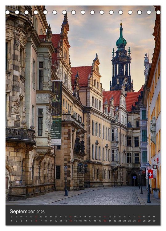 Produktbild: Mein Dresden (Tischkalender 2026 DIN A5 hoch), CALVENDO Monatskalender