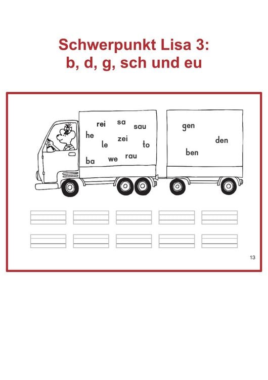 Produktbild: Lesen mit Lisa - Heft 3