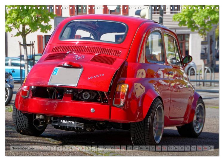 Produktbild: Cinquecento Der kleine Italiener - 60 Jahre zeitloses Kultobjekt (Wandkalender 2026 DIN A3 quer), CALVENDO Monatskalender