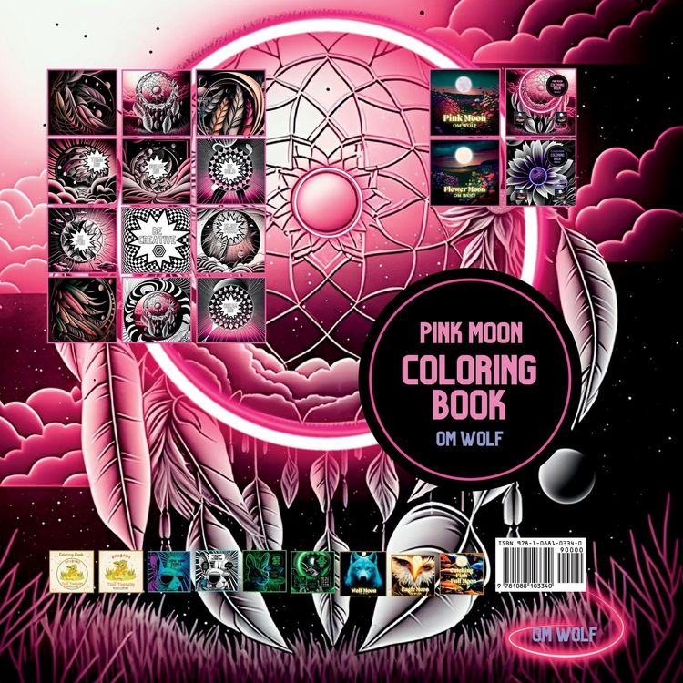Produktbild: Pink Moon Coloring Book