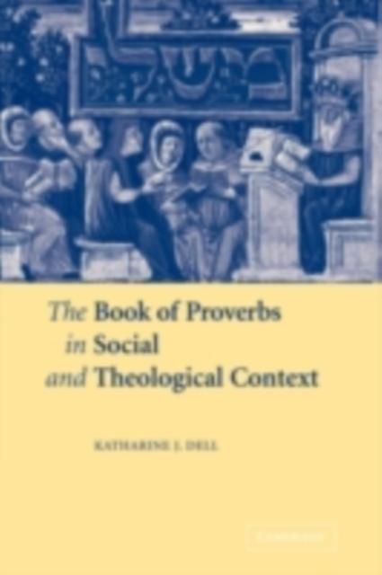 Produktbild: Book of Proverbs in Social and Theological Context