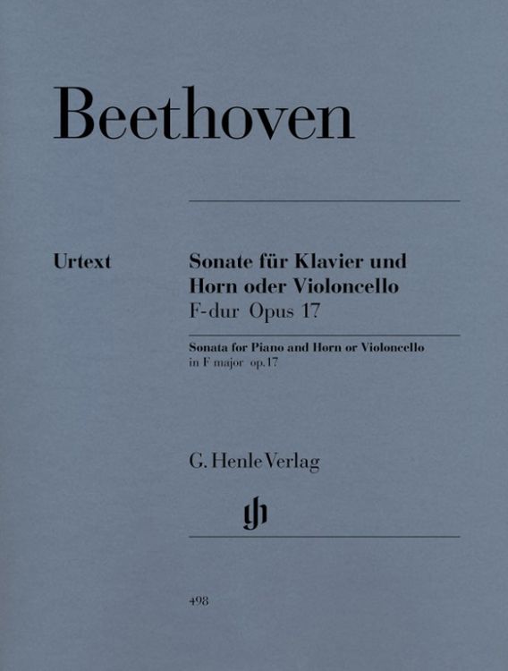 Produktbild: Ludwig van Beethoven - Hornsonate (oder Violoncello) F-Dur op. 17