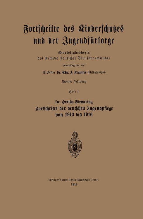 Produktbild: Fortschritte des Kinderschutzes und der Jugendf&uuml;rsorge