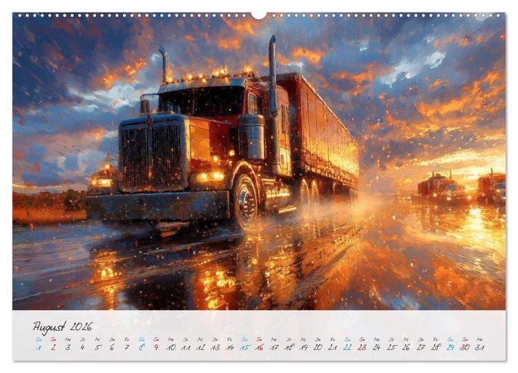 Produktbild: Giganten der Stra&szlig;e (Wandkalender 2026 DIN A2 quer), CALVENDO Monatskalender