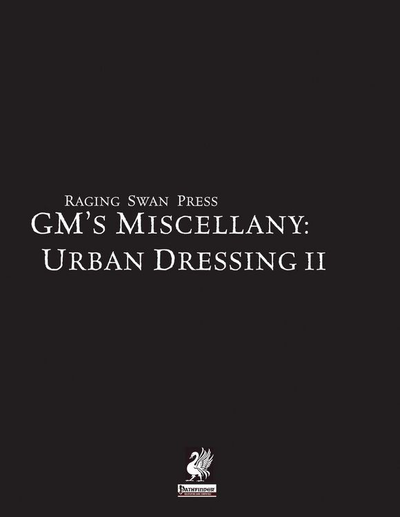 Produktbild: Raging Swan's GM's Miscellany