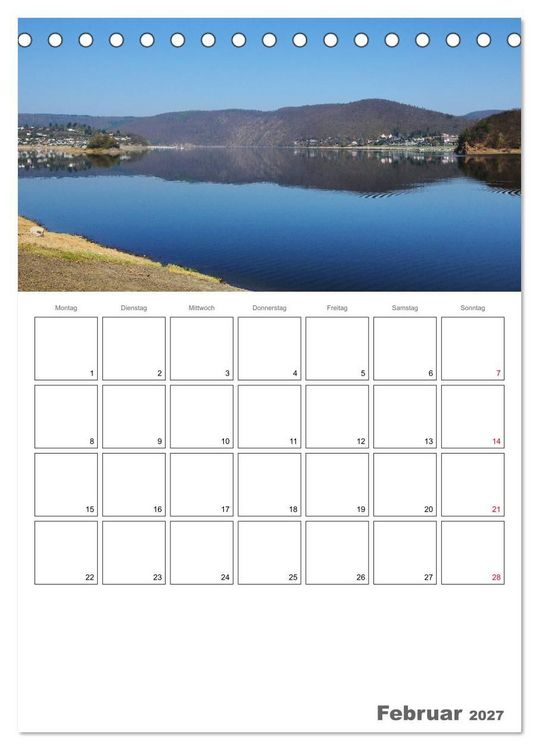 Produktbild: Hessens sch&ouml;nster See - Der Edersee (Tischkalender 2027 DIN A5 hoch), CALVENDO Monatskalender