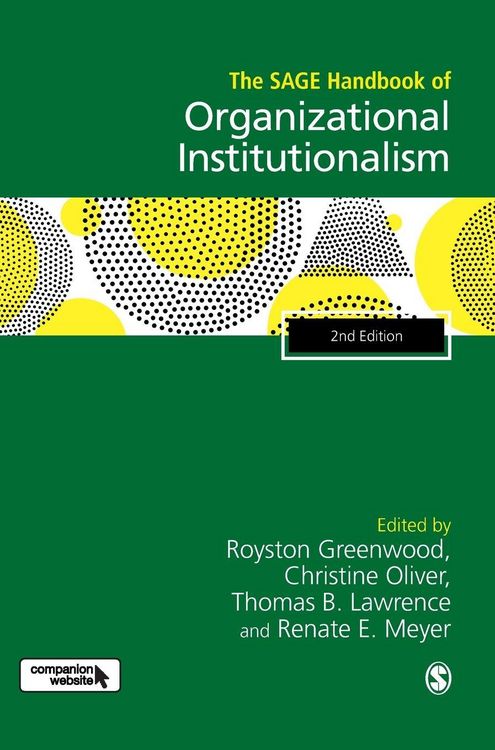 Produktbild: The SAGE Handbook of Organizational Institutionalism