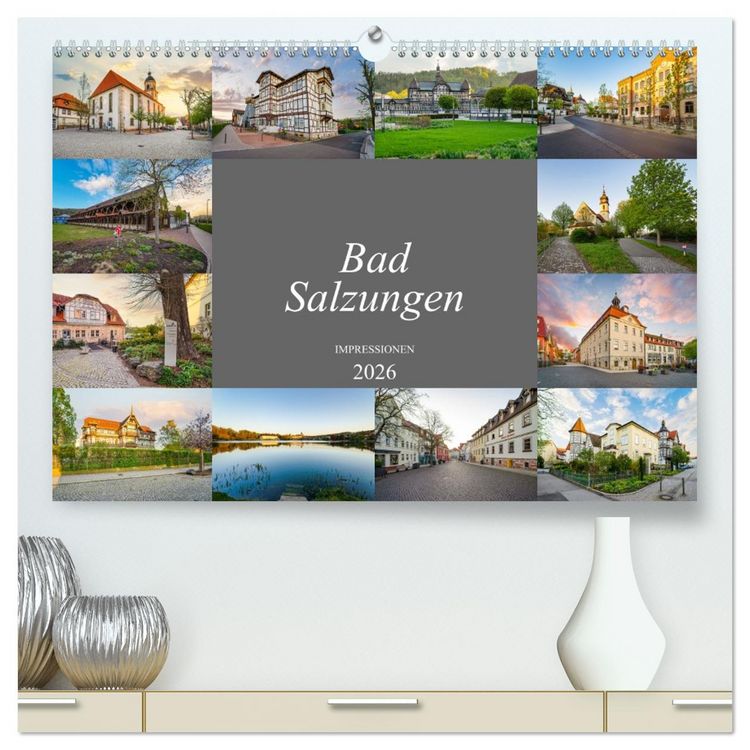 Produktbild: Bad Salzungen Impressionen (hochwertiger Premium Wandkalender 2026 DIN A2 quer), Kunstdruck in Hochglanz